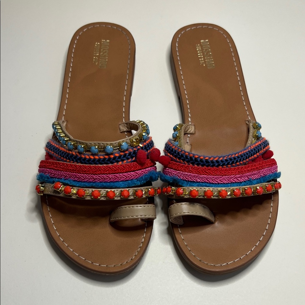 Mossimo Supply Co. Women’s Size 6 Sandals Colorful Strappy Open Toe Shoes